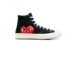 Converse Chuck Taylor All-Star 70 Hi Comme des Garcons PLAY Black Velikost: 42.5