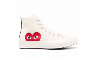 Converse Chuck Taylor All-Star 70 Hi Comme des Garcons PLAY White Velikost: 37.5