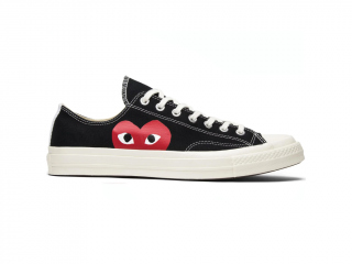 Converse Chuck Taylor All-Star 70 Ox Comme des Garcons PLAY Black Velikost: 44