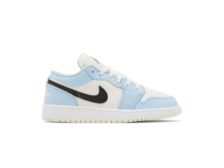 Jordan 1 Low Ice Blue Black (GS) Velikost: 36