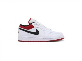 Jordan 1 Low White Gym Red (GS) Velikost: 38.5