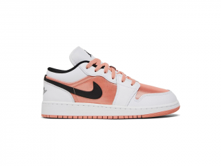 Jordan 1 Low White Light Madder Root (GS) Velikost: 38.5