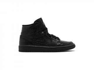 Jordan 1 Mid Black Snakeskin (W) Velikost: 38.5