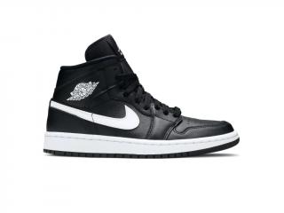 Jordan 1 Mid Black White (W) Velikost: 35.5