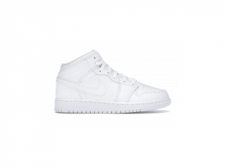 Jordan 1 Mid Triple White (GS) Velikost: 40