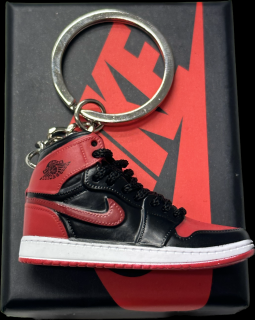 Jordan 1 Patent Bred - Sneakers Přívěšek na klíče