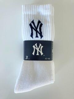 New York Yankees Baseball Ponožky Barva: Černá, Velikost: 43 - 46