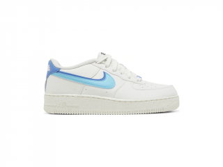 Nike Air Force 1 Low 82 Double Swoosh White Medium Blue (GS) Velikost: 38