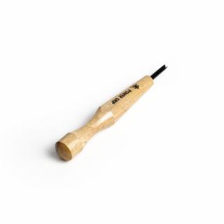 Japonské řezbářské mini-dláto MIKISYO Power Grip s V čepelí - 3 mm