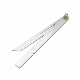 Nastavitelný nerezový pokosník SHINWA s výklopným ramenem - 250 mm
