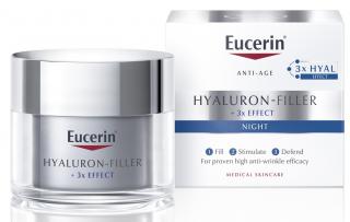 EUCERIN Hyaluron-Filler + 3 x Effect noční krém 50 ml