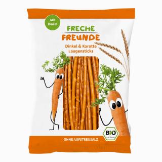 FRECHE FREUNDE BIO Tyčinky špaldové s mrkví 75 g, 12m+