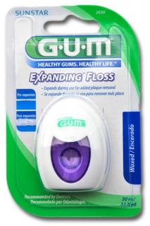 GUM Expanding zubní nit voskovaná 30 m