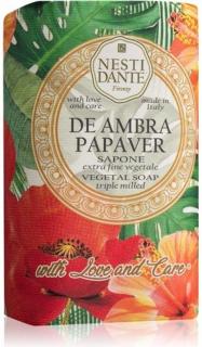 Nesti Dante With Love & Care De Ambra Papaver mýdlo 250 g