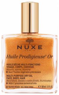 Nuxe Huile Prodigieuse OR multifunkční suchý olej se třpytkami Objem: 100 ml