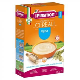 PLASMON Kaše bezlepková rýžová 230g, 4m+