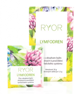 RYOR Lymfodren bylinný čaj 20 x 1.5 g nálevové sáčky
