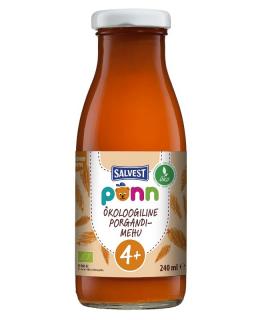 SALVEST Ponn Mrkvová šťáva s dužinou od 4.měsíce BIO 240 ml