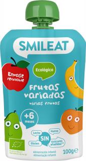 SMILEAT Organic kapsička s rozmanitým ovocem 100 g, 6m+