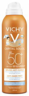 Vichy Capital Soleil dětský spray odpuzující písek SPF50+ 200 ml
