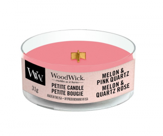 WoodWick Petite Melon & Pink Quartz vonná svíčka 31 g