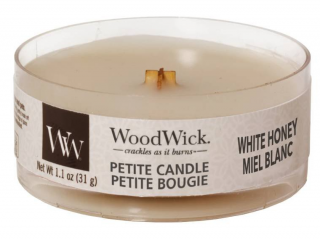 WoodWick Petite White Honey vonná svíčka 31 g