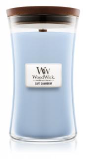 WoodWick Soft Chambray vonná svíčka 609,5 g