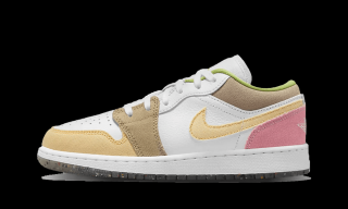 Jordan 1 Low  Pastel Grind Vivid Green  (GS) Velikost: 35.5