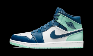 Jordan 1 Mid  Blue Mint  Velikost: 40.5