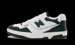 New Balance 550  White Green Black  Velikost: 41