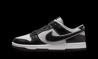 Nike Dunk Low Chenille Swoosh  Black Grey  Velikost: 40