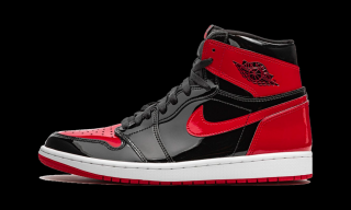 Tenisky Jordan 1 Retro High OG Bred Patent Velikost: 40.5