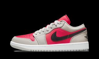 Tenisky Jordan 1 Retro Low Light Iron Ore Siren Red Velikost: 36.5