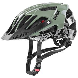 Cyklistická přilba Uvex Quatro - pixelcamo/olive Varianta: 56-60 cm
