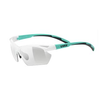 Sluneční brýle Uvex Sportstyle 802 Vario small - white/mint mat
