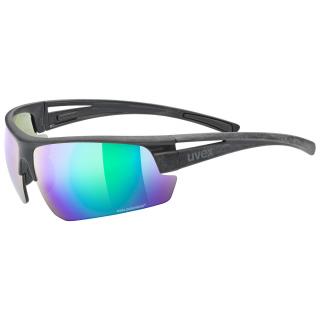 Sluneční brýle Uvex Sportstyle Ocean polavision - black mat/mirror greend