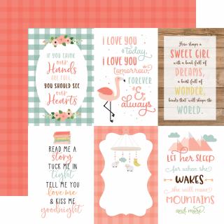 Baby Girl - 4x6 Journaling Cards