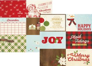 Classic Christmas - 4x6 horizontal elements FOIL