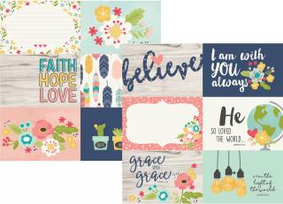 Faith - 4x6 Horizontal Journaling Card Elements