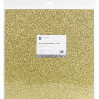 Gold glitter paper