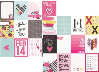 Love & Adore - 3x4 Journaling Card Elements