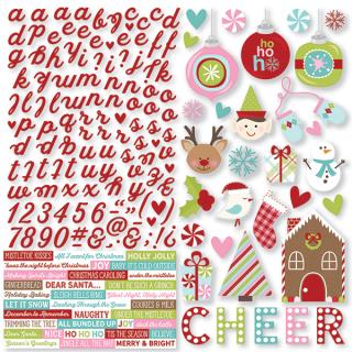 Mistletoe Kisses stickers