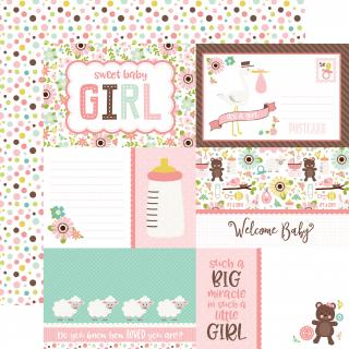 Sweet Baby Girl - Journaling Cards