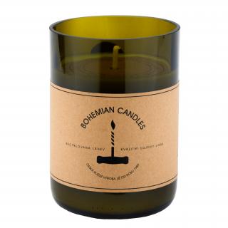 Přírodní vonná svíčka sójová - AROMKA - Sklenice od vína, 290 ml - Champagne