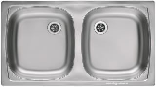 Alveus dřez Basic 160 satin 1 1/2&quot;