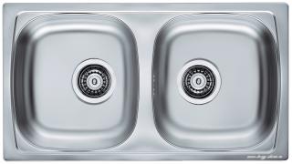 Alveus dřez Basic 160 satin 3 1/2&quot;