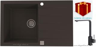Alveus SET dřez Cadit 20 + baterie Afra - 91 black