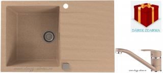 Alveus SET dřez Cadit 20 + baterie Nina - 55 beige
