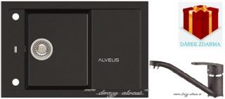 Alveus SET dřez Formic 30 + baterie Nina - 91 black