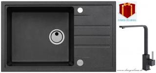 Alveus SET dřez Intermezzo 130 + Afra - 91 black